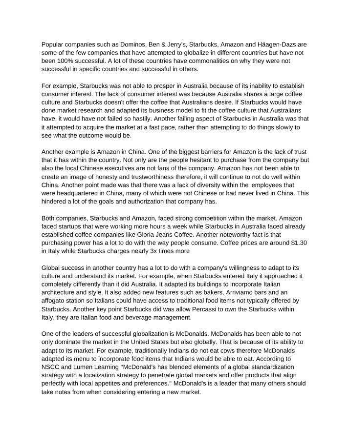 Writing Assignment - Module Two