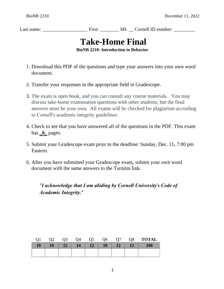 BioNB 2210 Take-Home Final