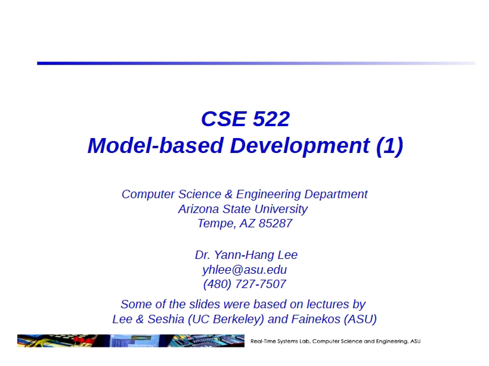Development Based on Models