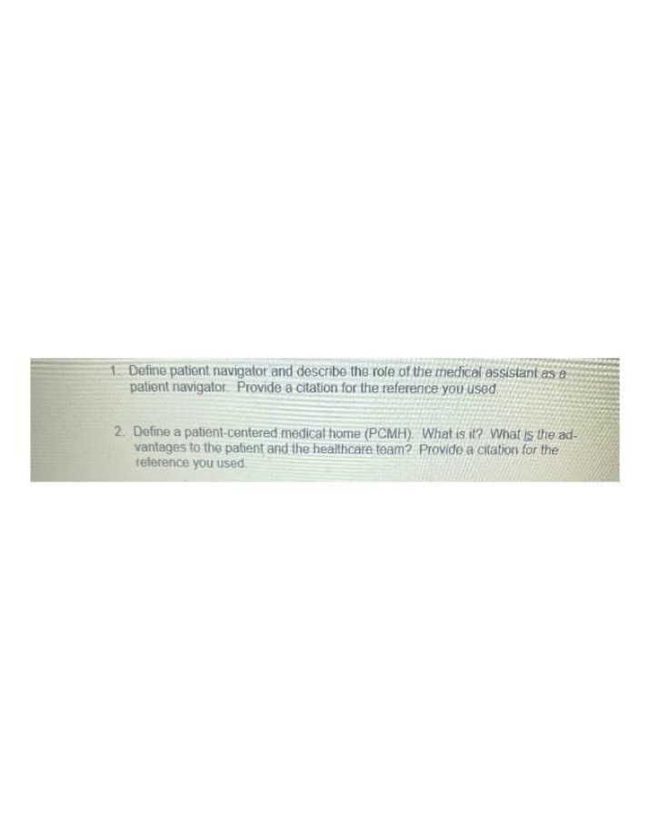 Patient-Centered Medical Home and Patient Navigator Assignment