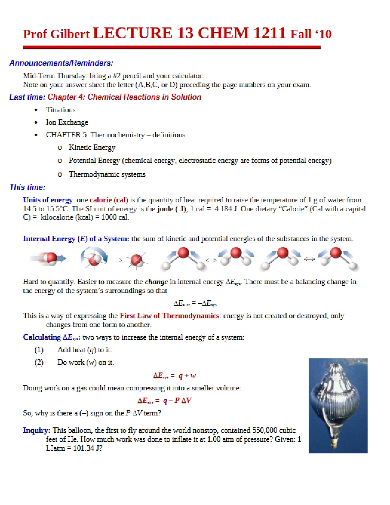 Energy Units