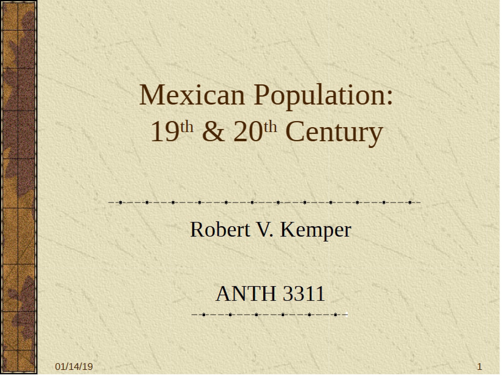 Demographics of Mexico