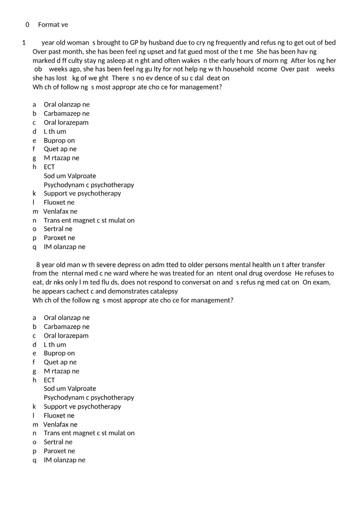 Treatment Options for Depression in a 37-Year-Old