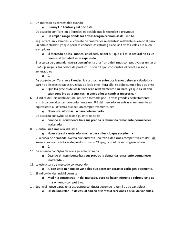 Mercados Contestables - Análisis de su Impacto en las Firmas