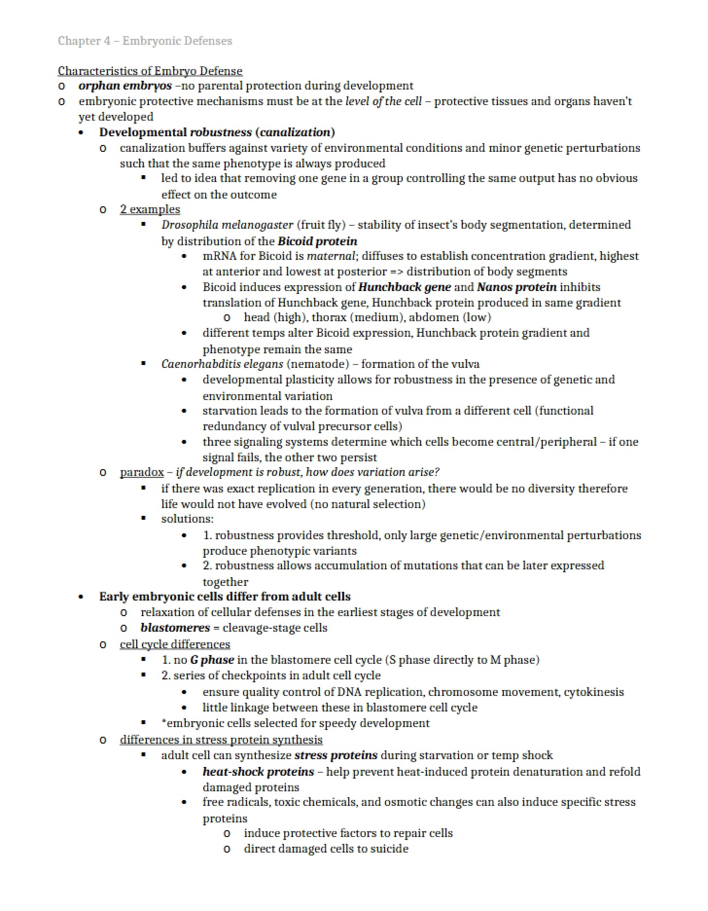 Gilbert Review for Exam 2