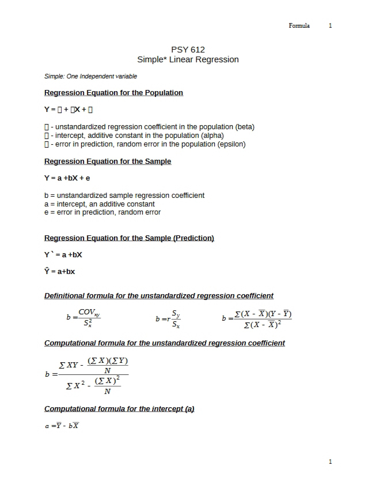 Linear Regression (Simple)