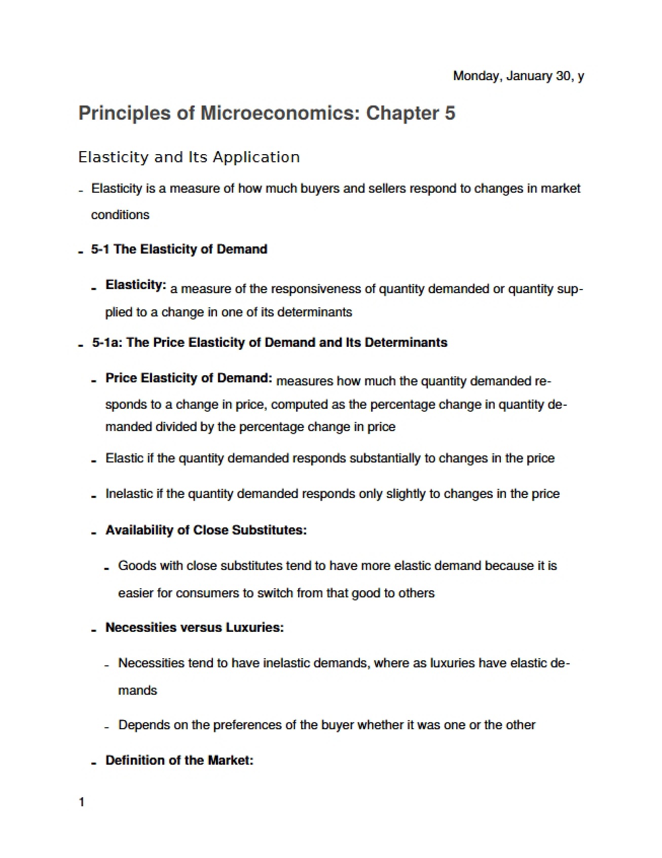 Microeconomics Principles III
