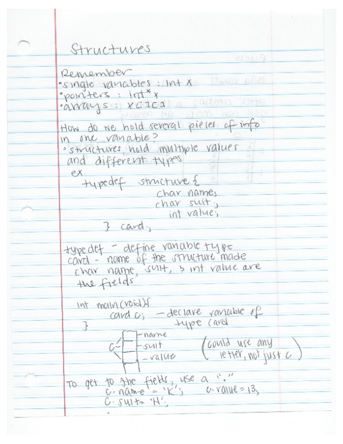 First Set of Notes