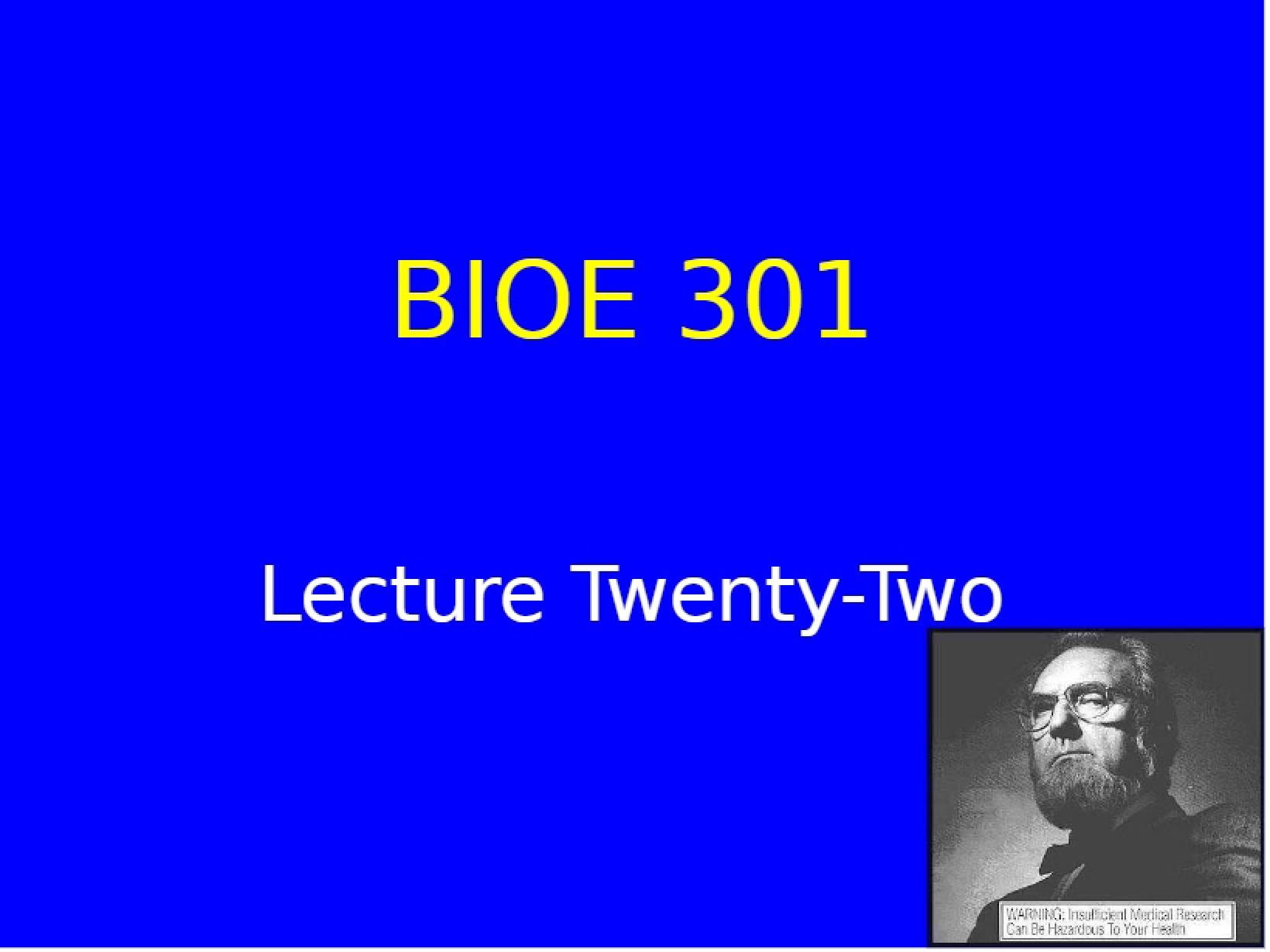 Bioengineering Lecture Notes (6)