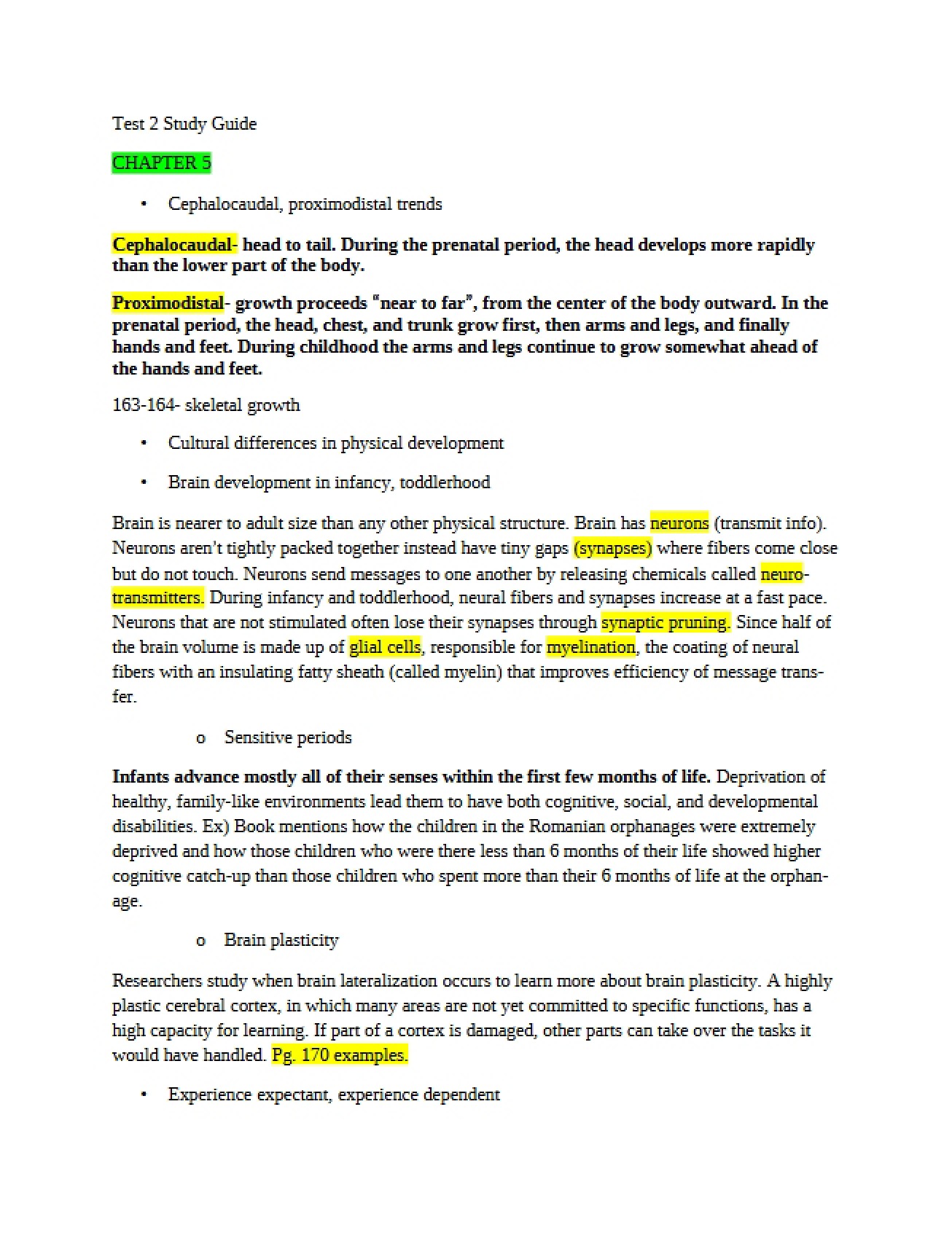 Preparation Material for Test Two
