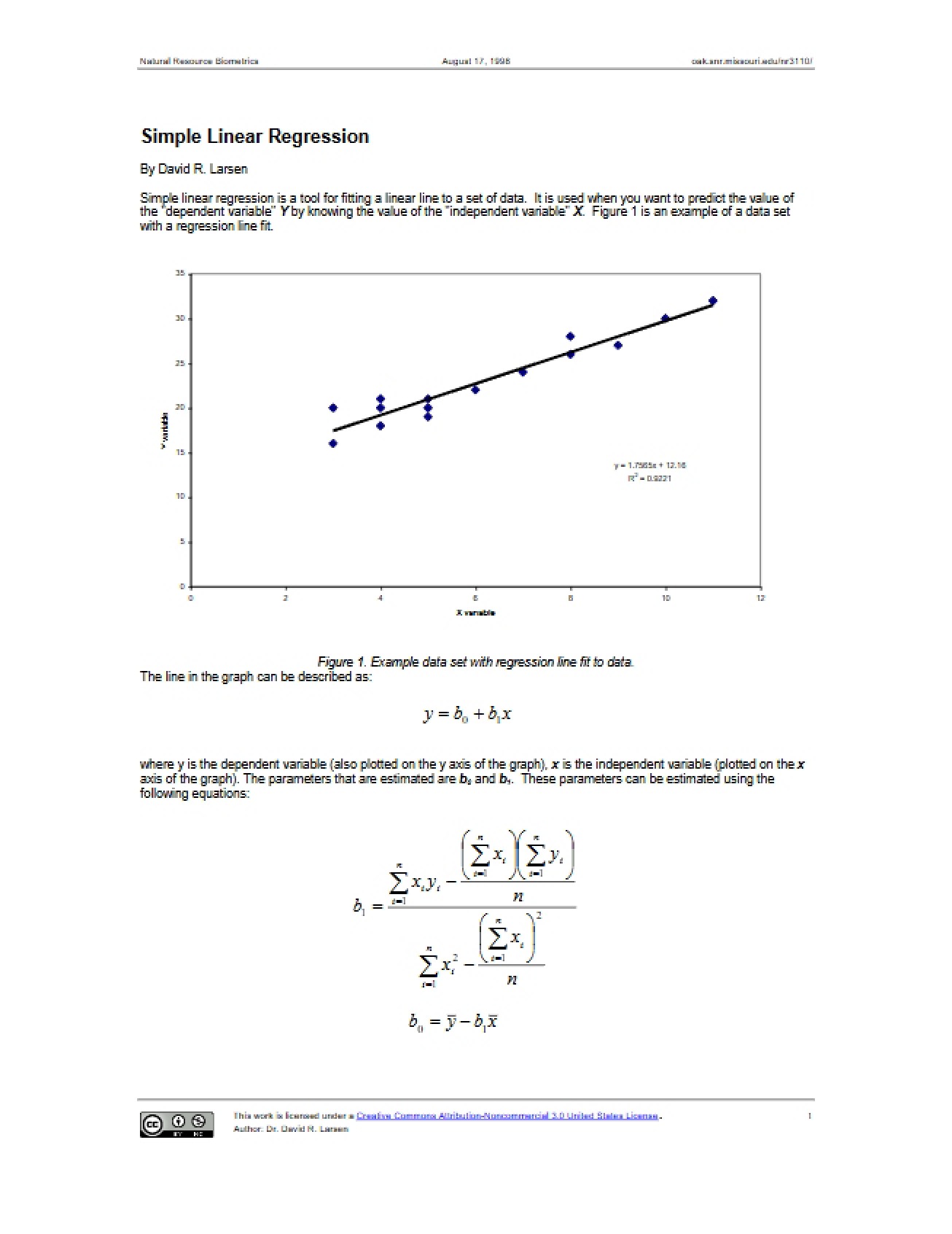 Regression Simple Linear