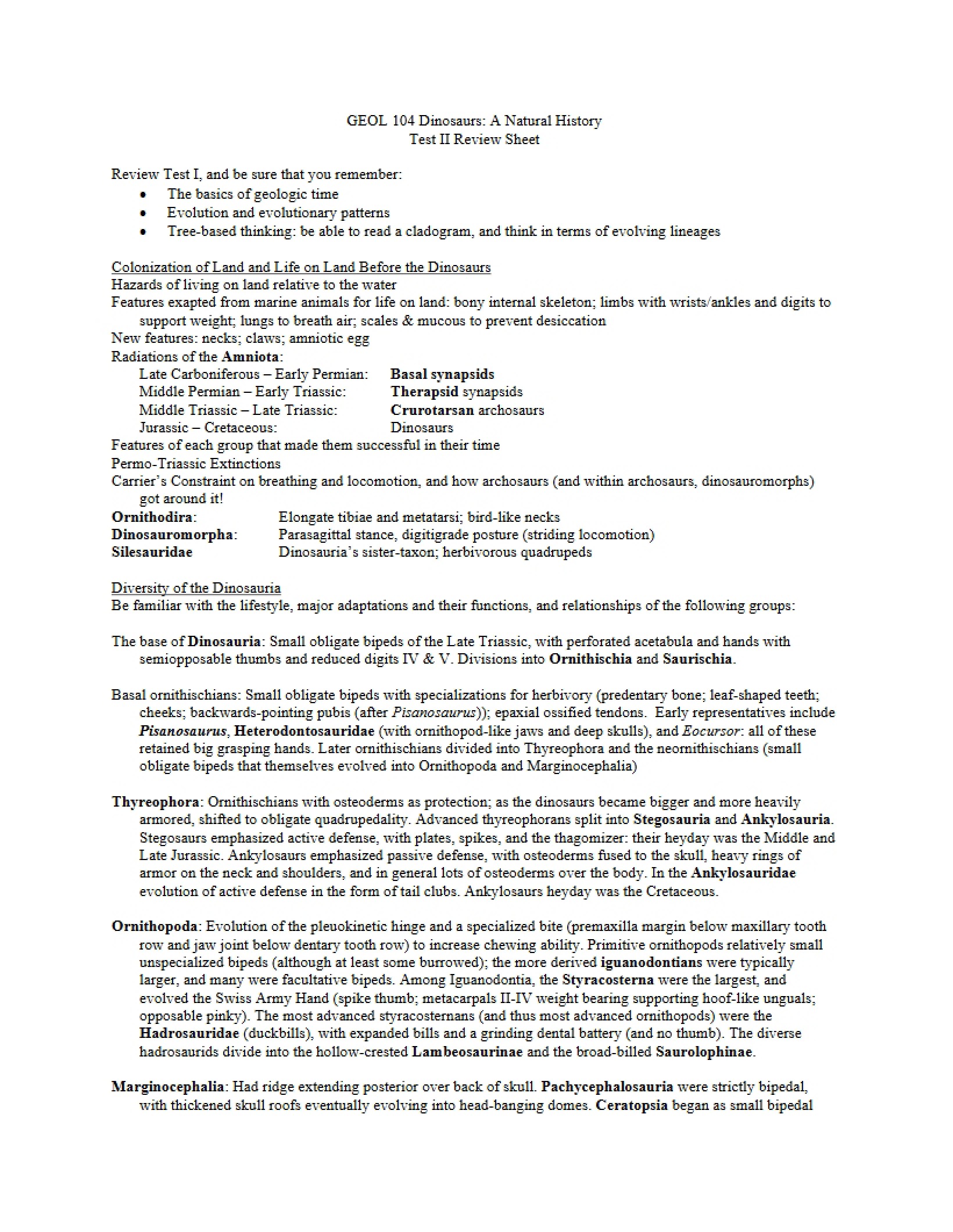 Test 2 Review