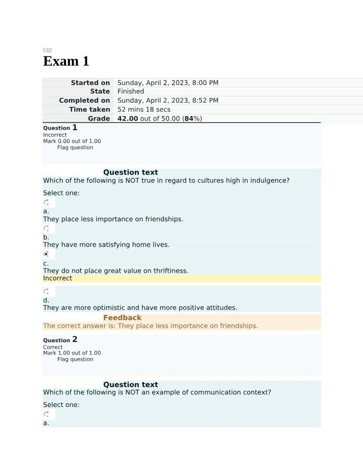 COM220 Exam 1