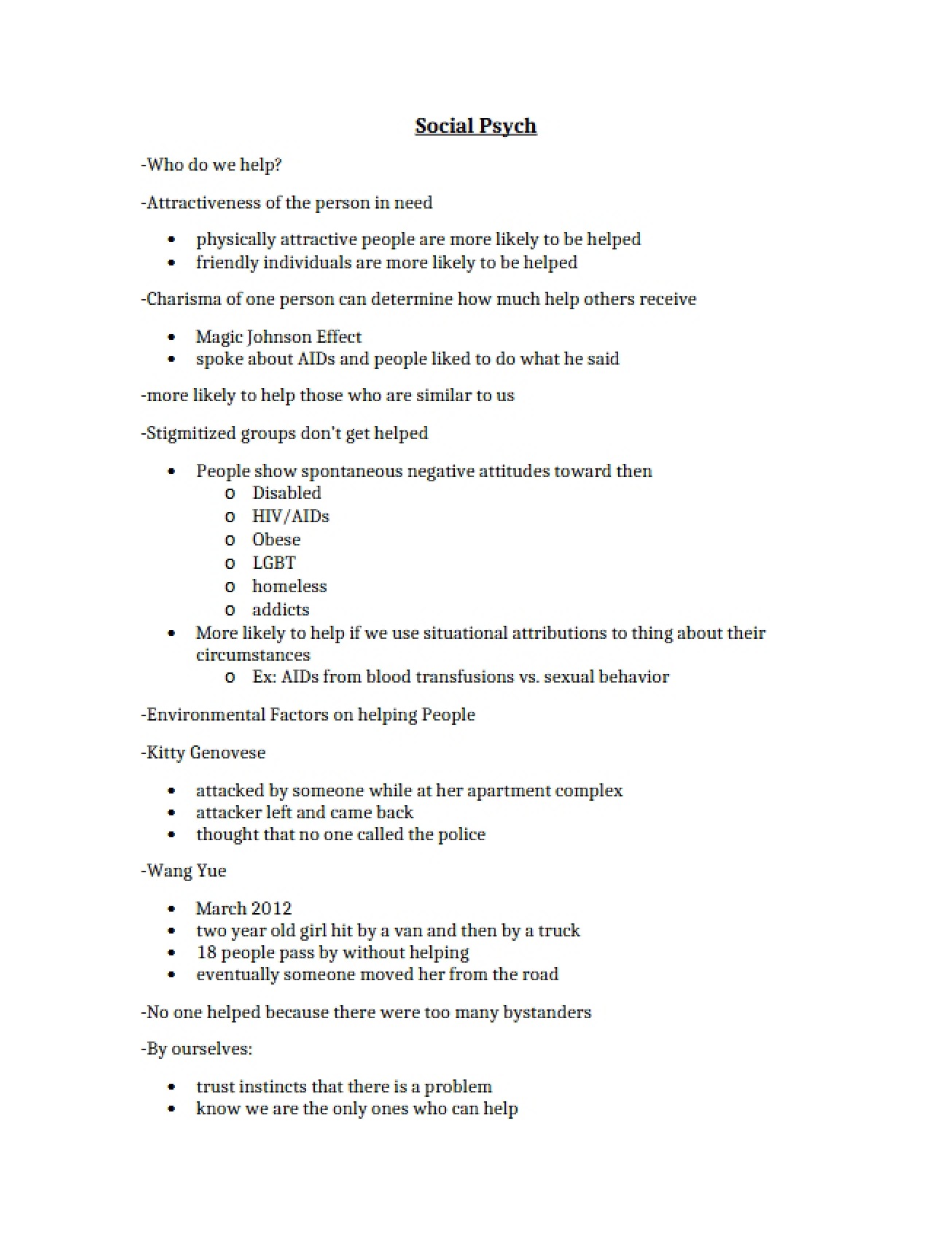 Introduction to Social Psychology