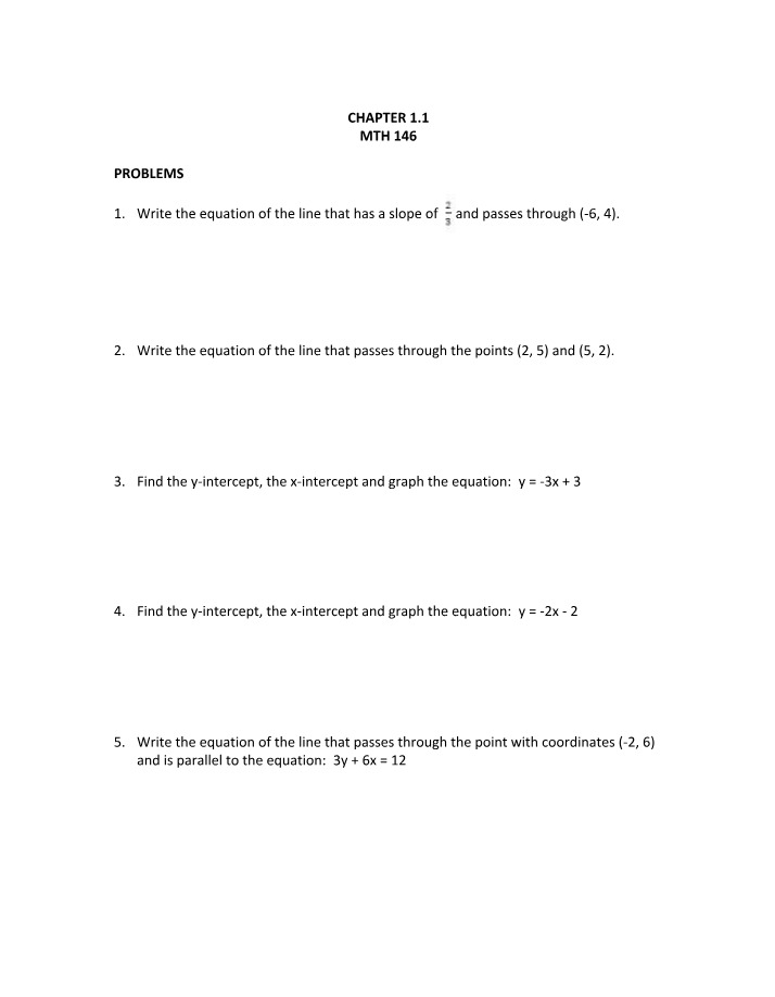 Chapter 1.1 Exercises