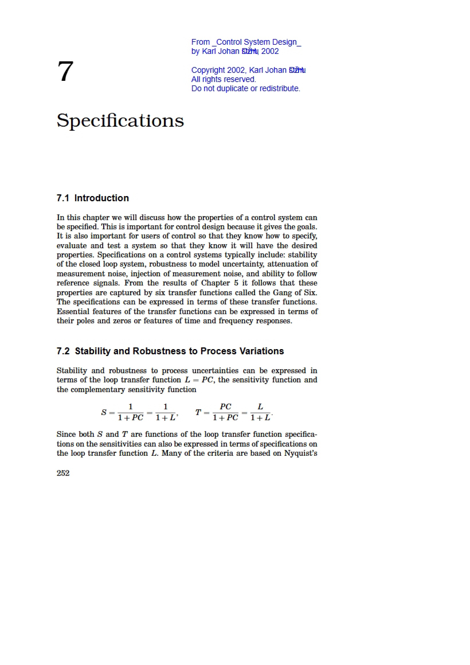 System Specifications