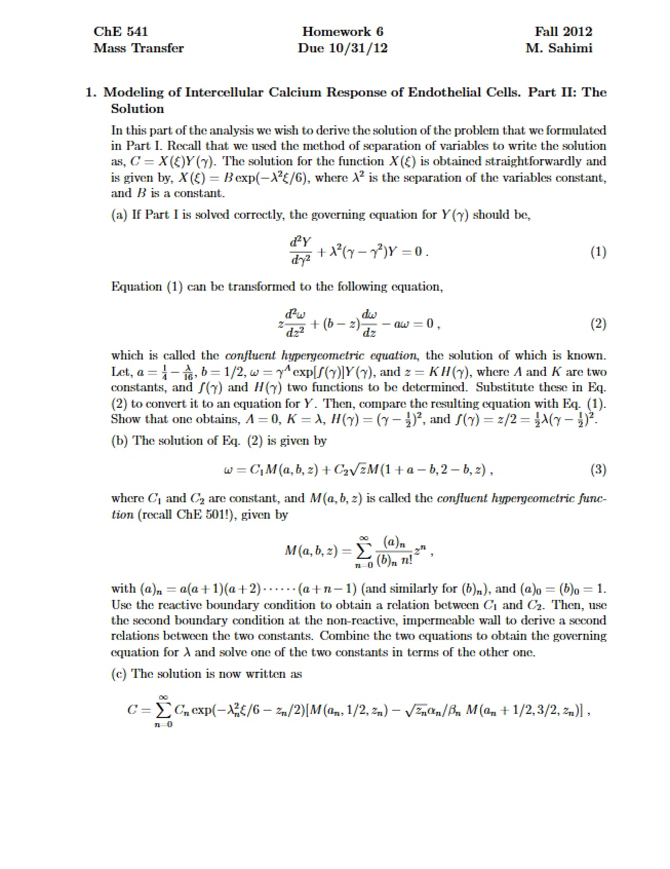 Homework Assignment Six