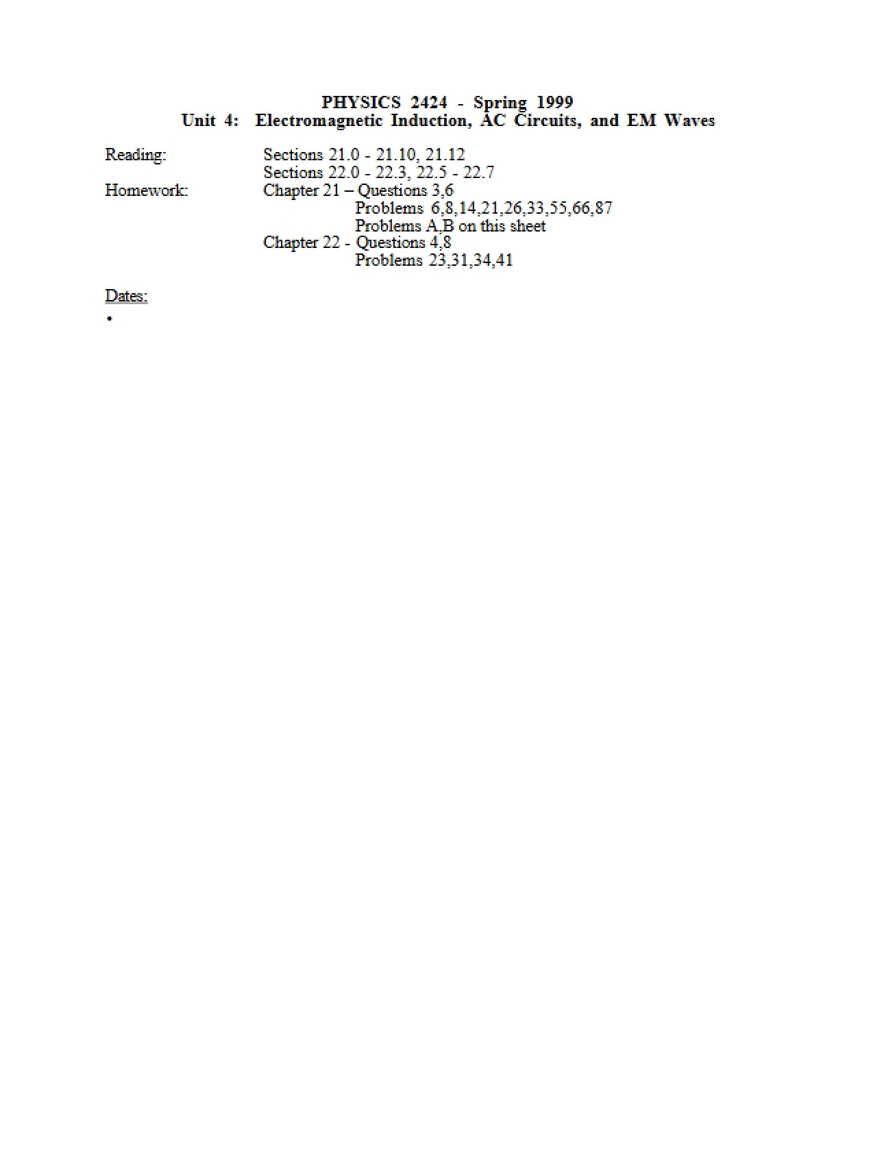 General Physics Study Notes - 2 Pages