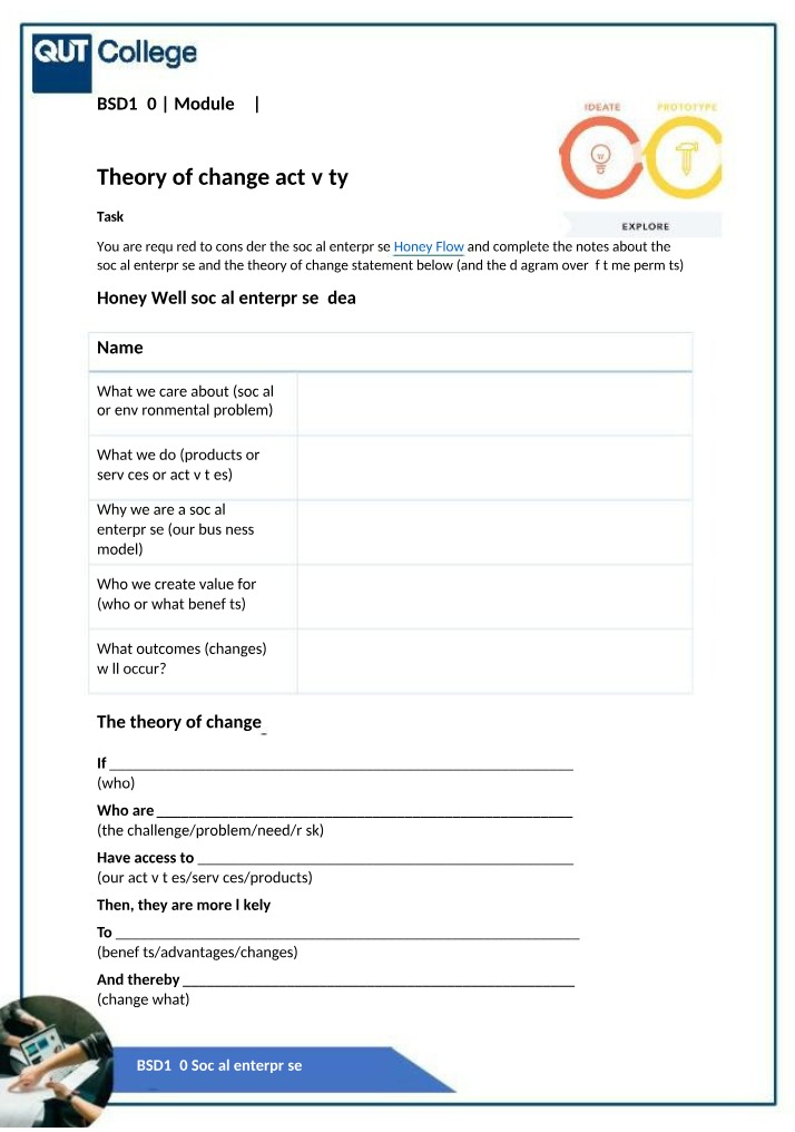 Workshop Activity for BSB130 Module 5