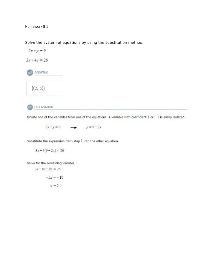 Calculus I Homework 8.1