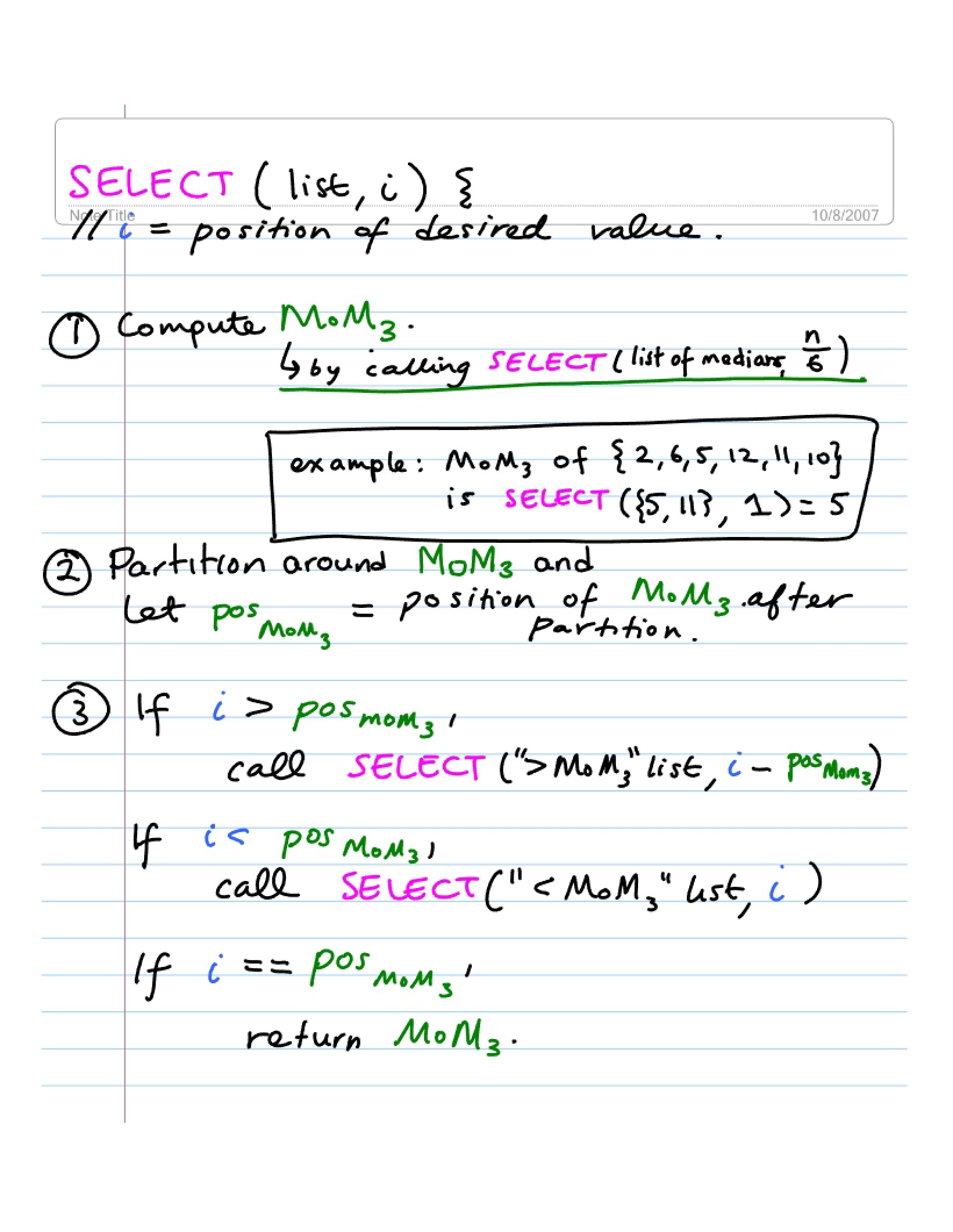 General Lecture Notes