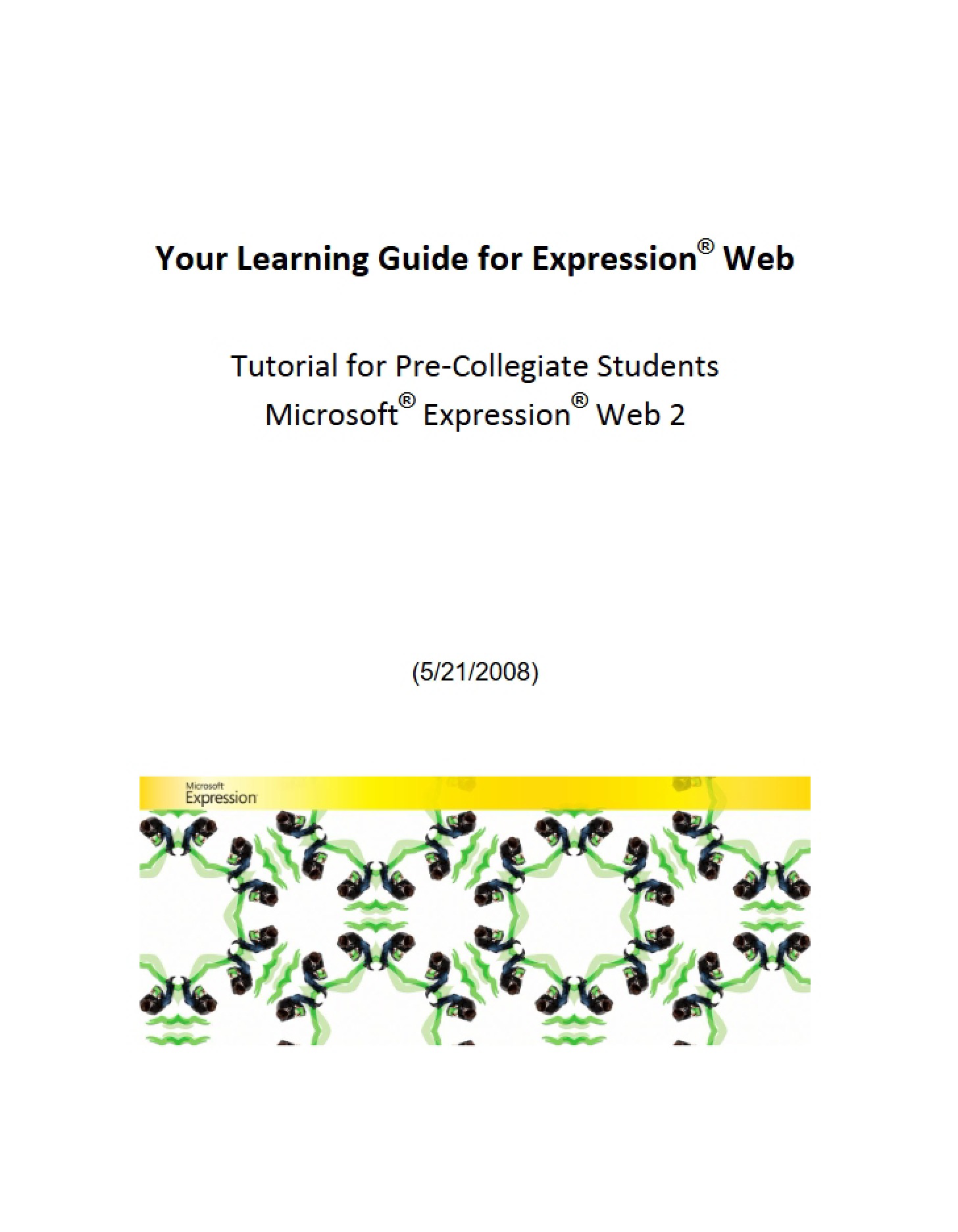 Expression Web Learning Guide