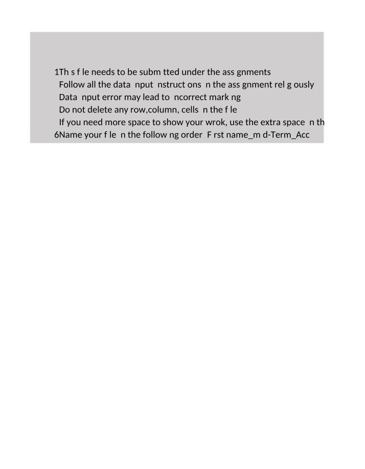 ACC2334 Mid-Term (January)