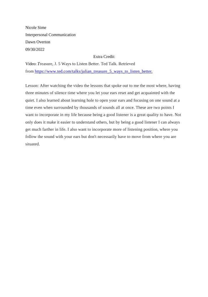 Week 1 - Extra Credit