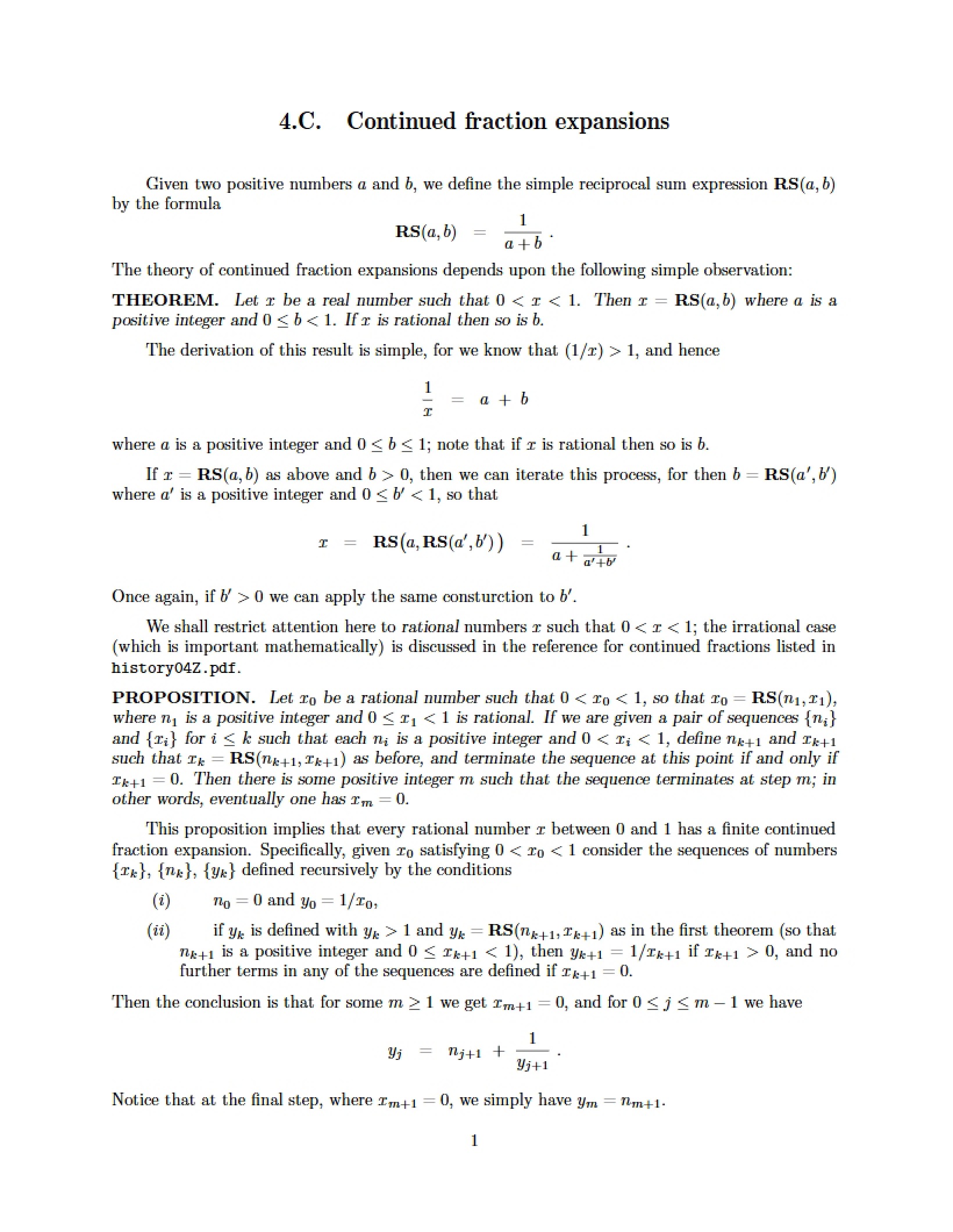 Expansions of Continued Fractions