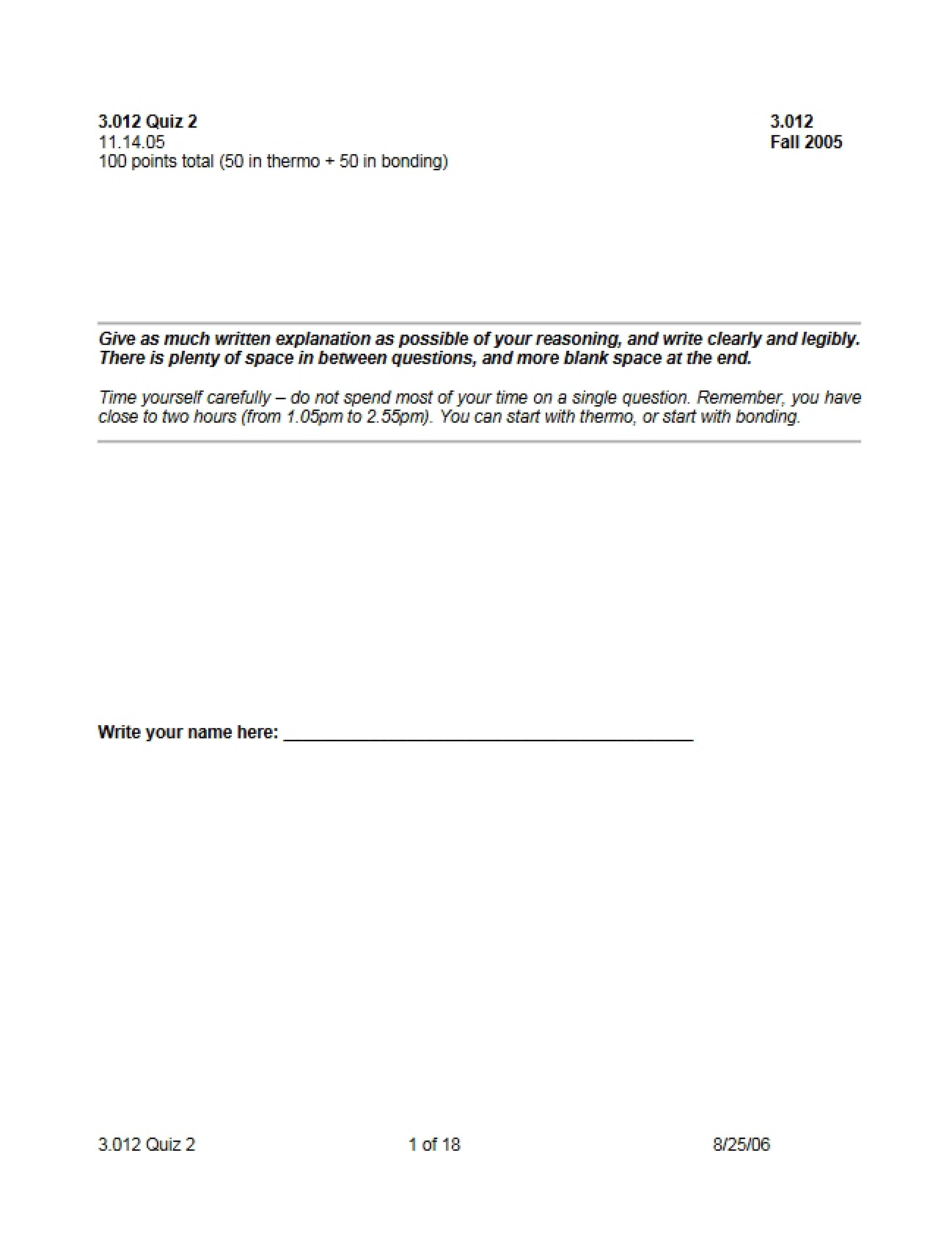 Materials Science Quiz 02