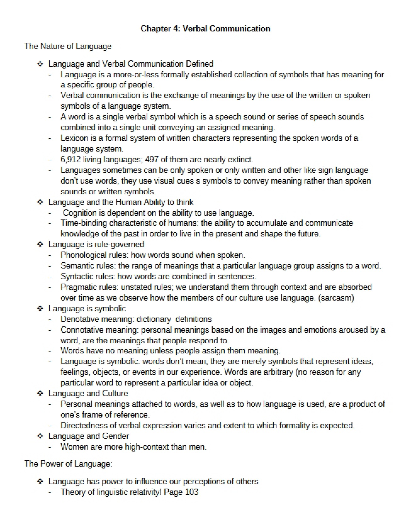 Communication Verbal (Chapter 4)