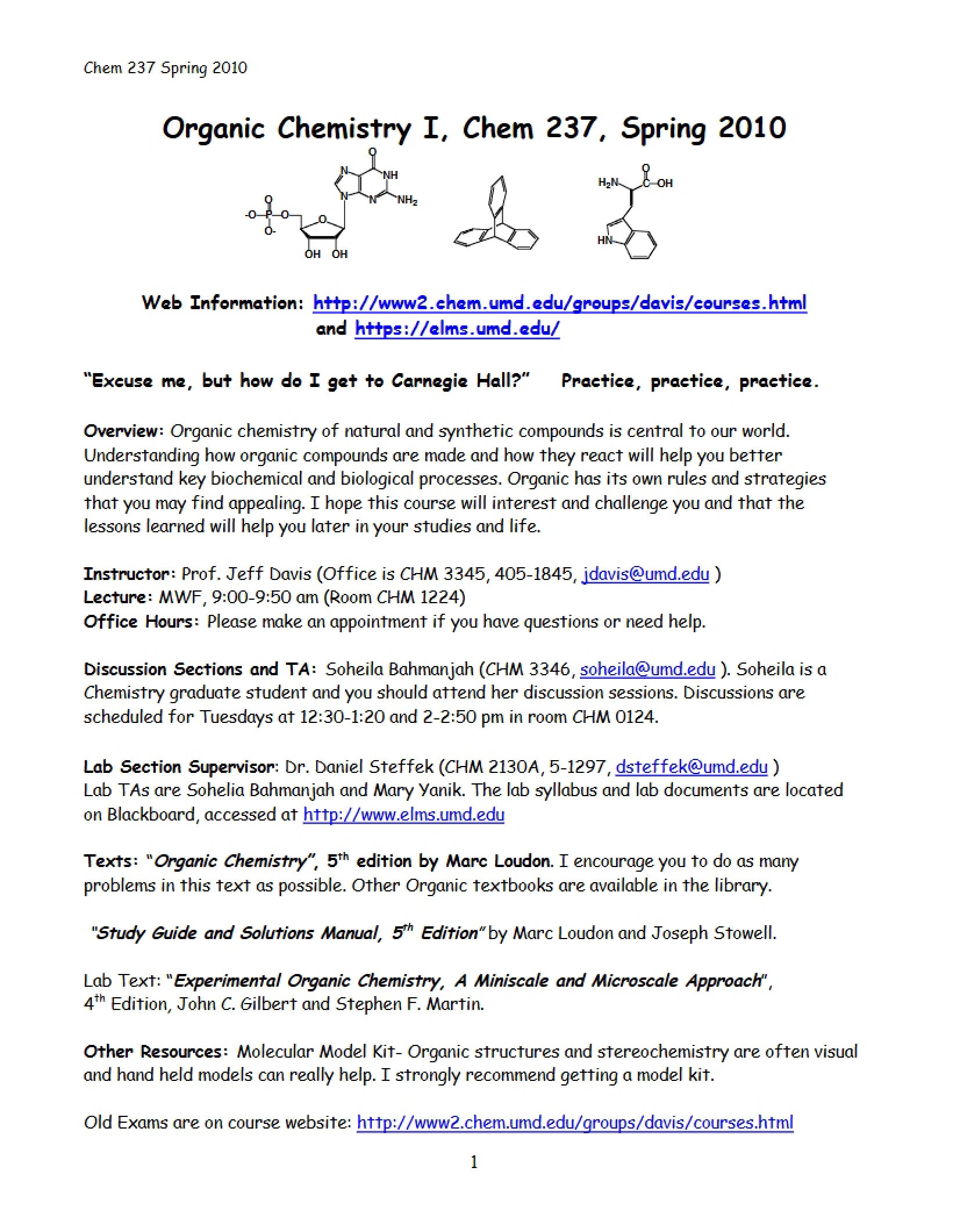 Course Syllabus