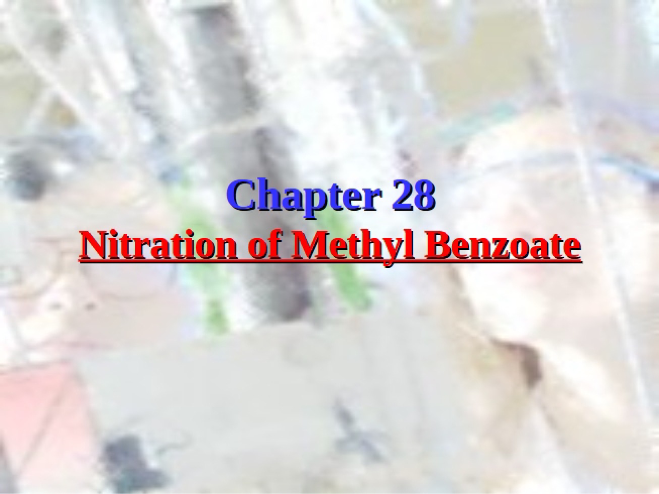 Methyl Benzoate Nitration