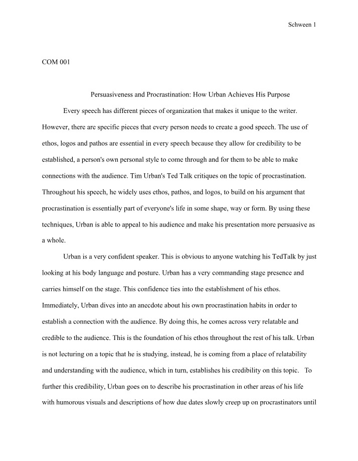 How Tim Urban Achieves His Purpose - Persuasiveness and Procrastination