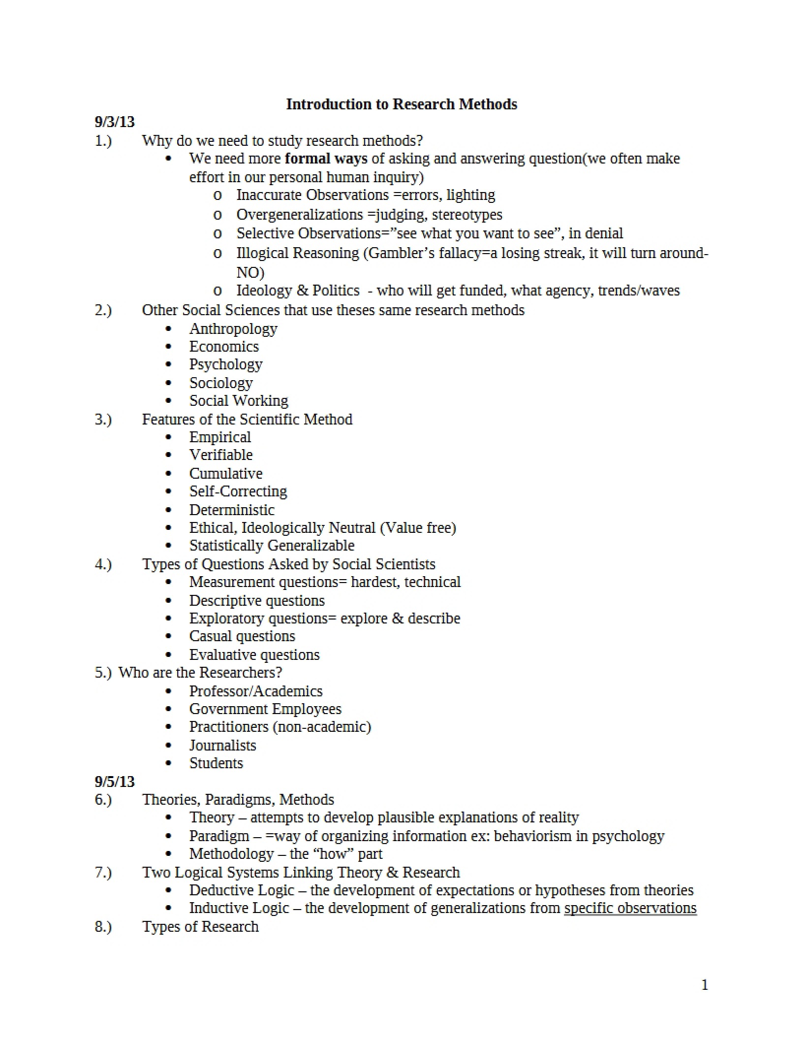 Foundational Principles of Justice Research Methods