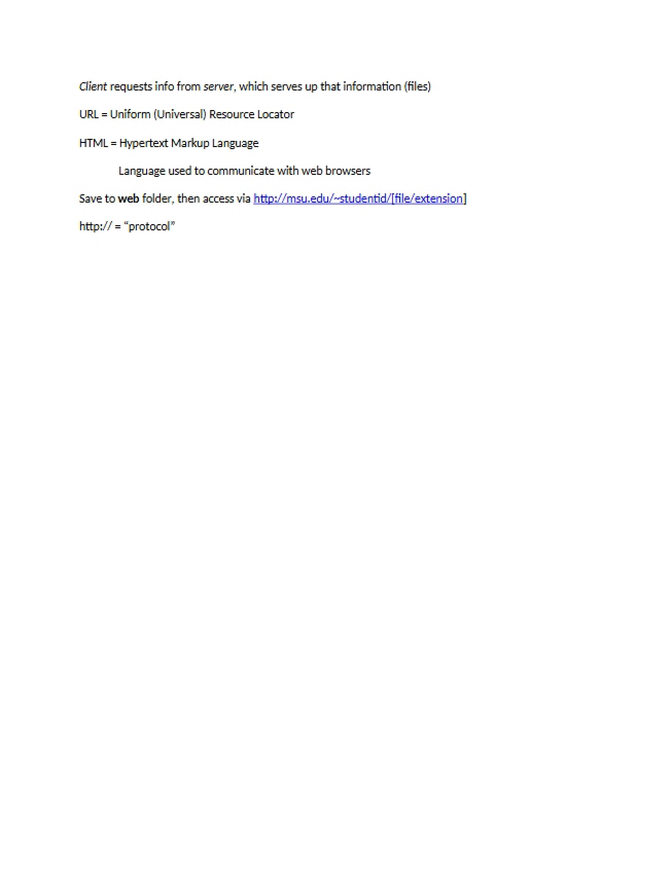 Computing Concepts Notes - 1 Pages