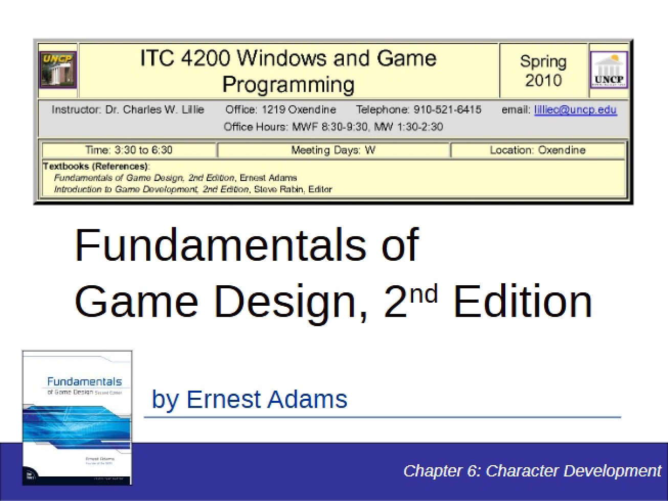 Development of Characters