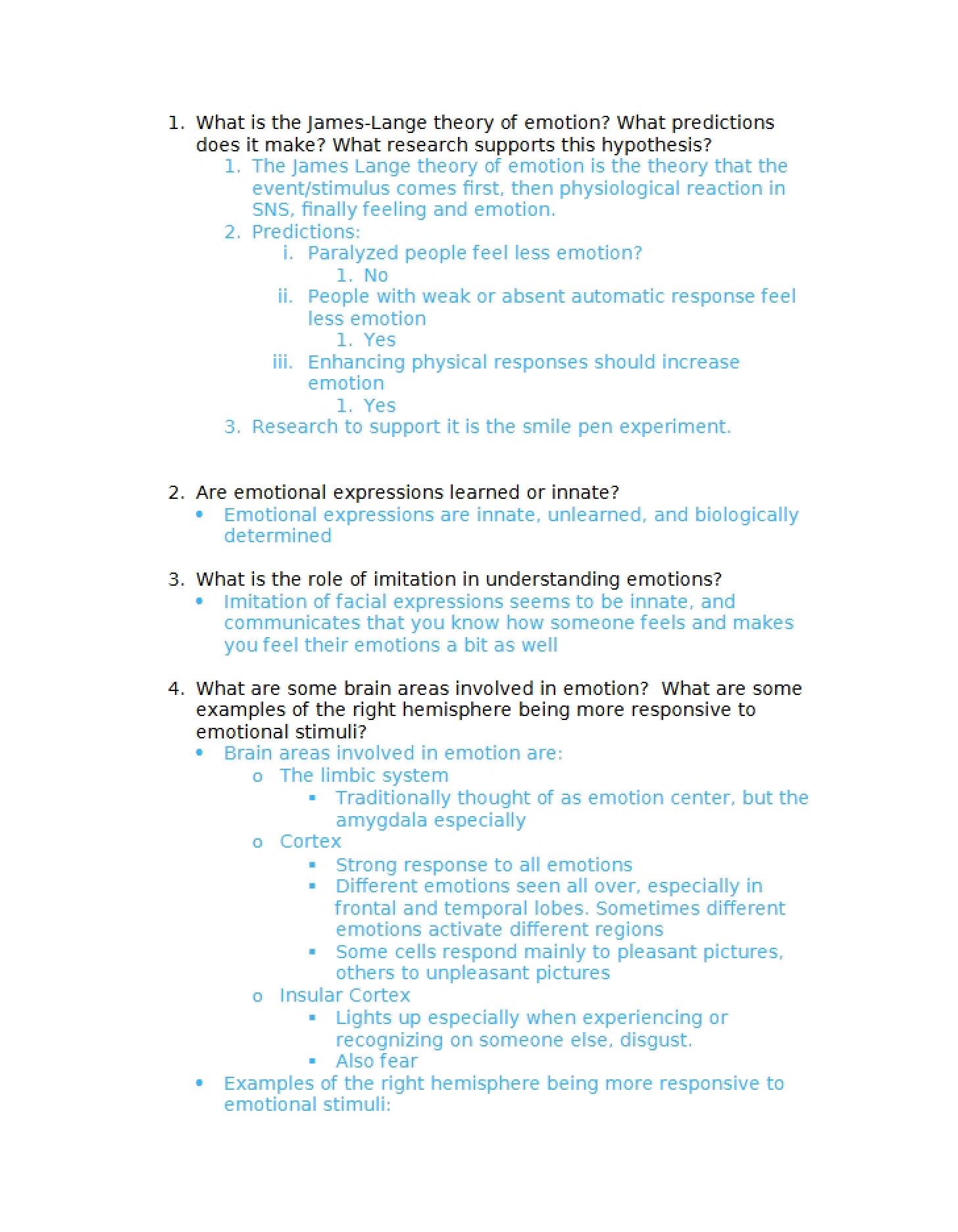 Exam Review - PSB 2000