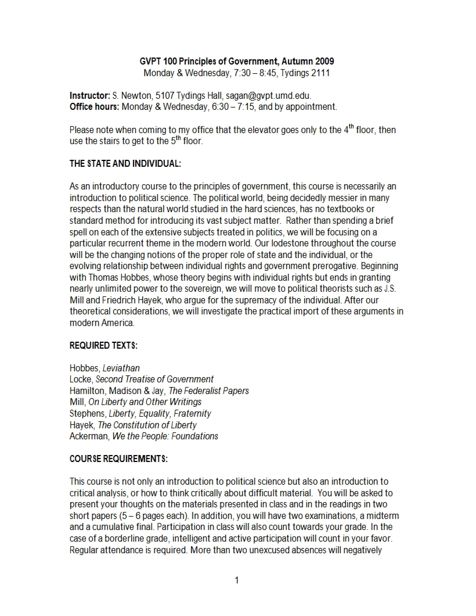 General Syllabus