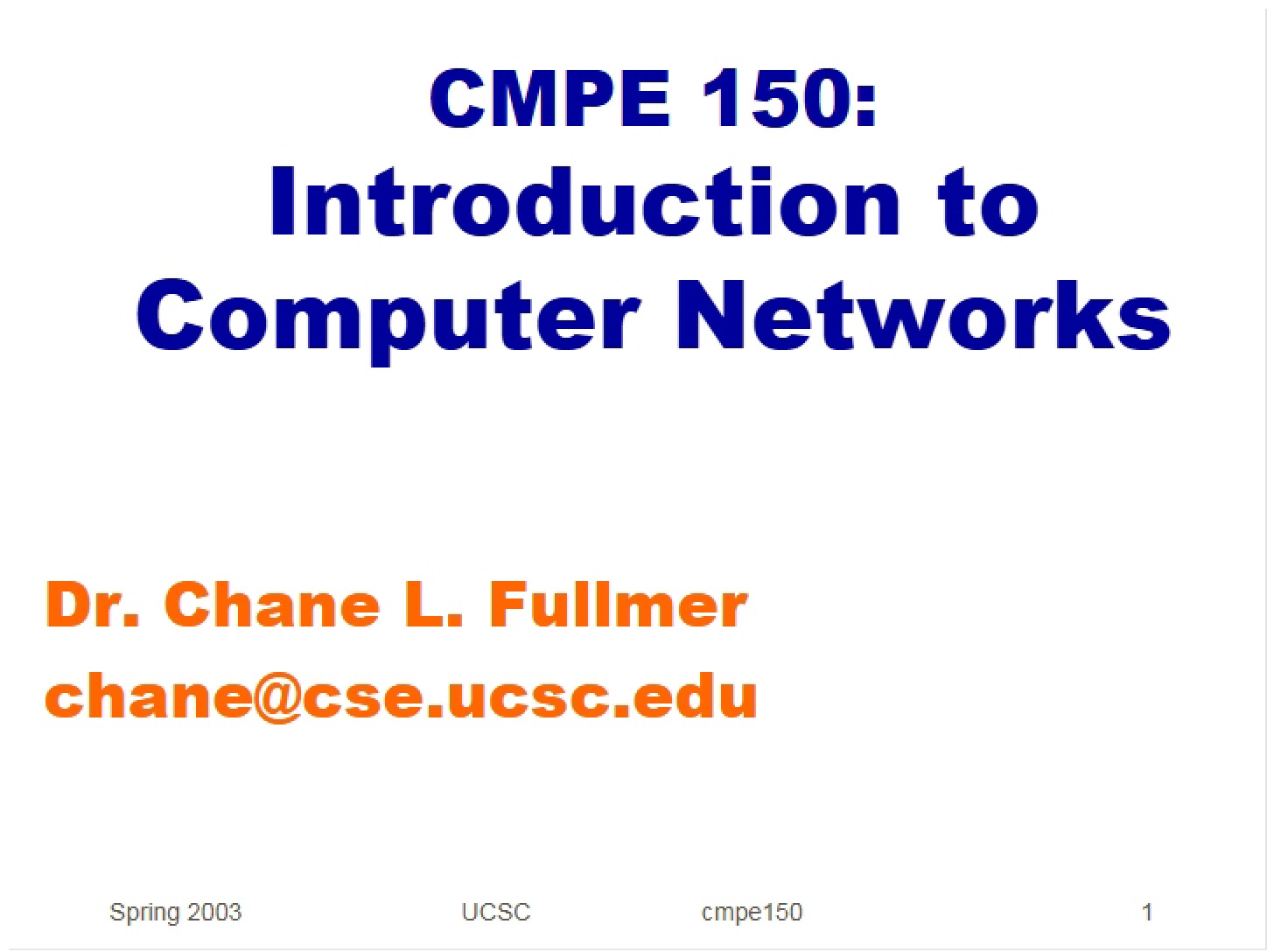 Computer Networking Introduction
