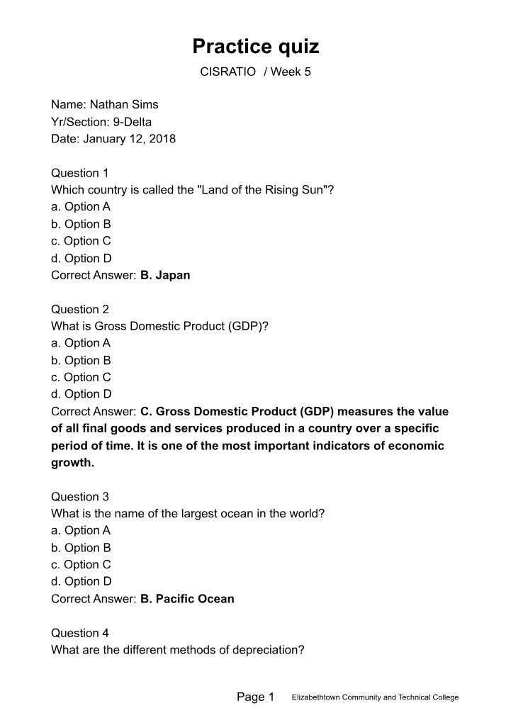 CISRATIO Week 5 Practice Quiz