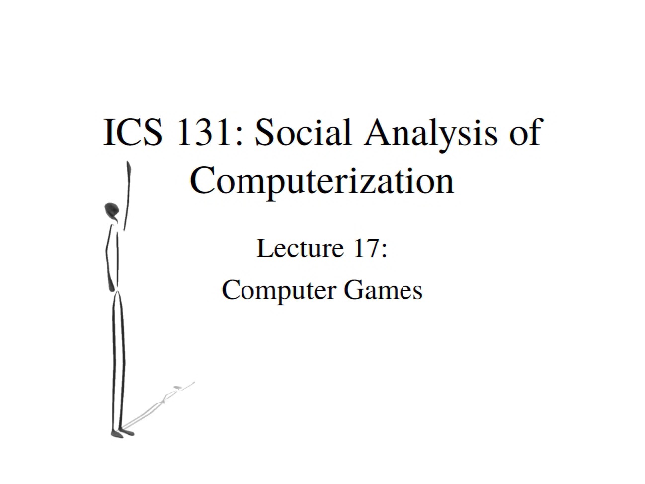 Social Analysis Lecture Notes