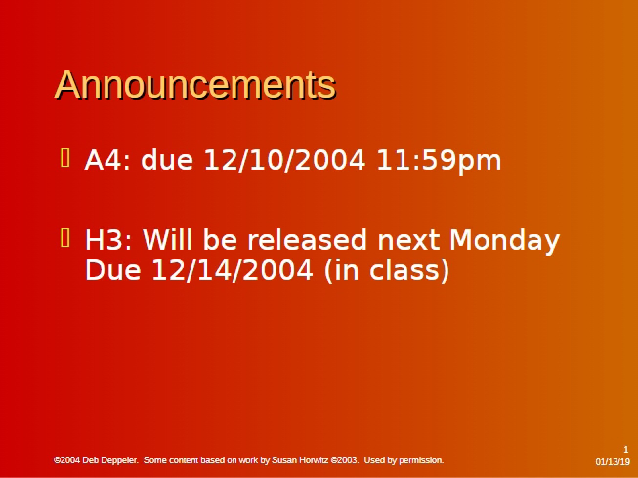 Twenty-Fifth Lecture