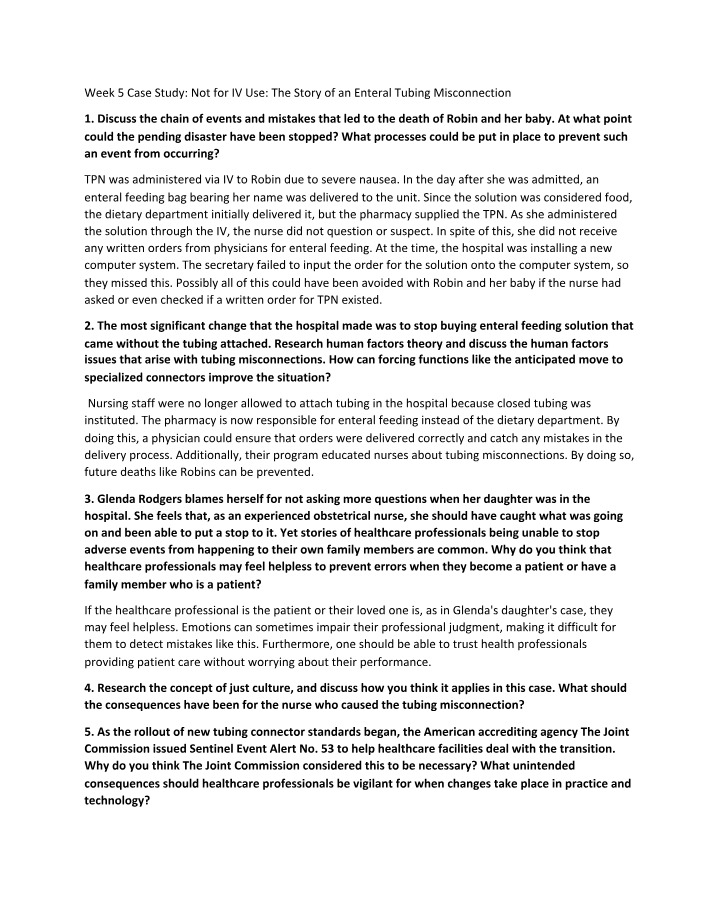 Case Study for Week 5