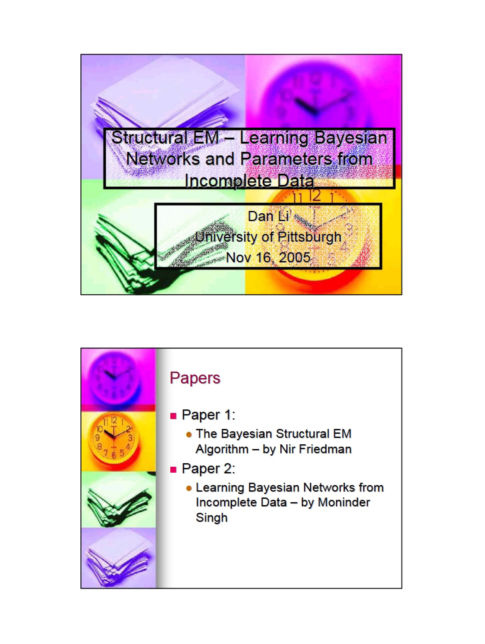 Incomplete Data Learning Bayesian Parameters and Networks