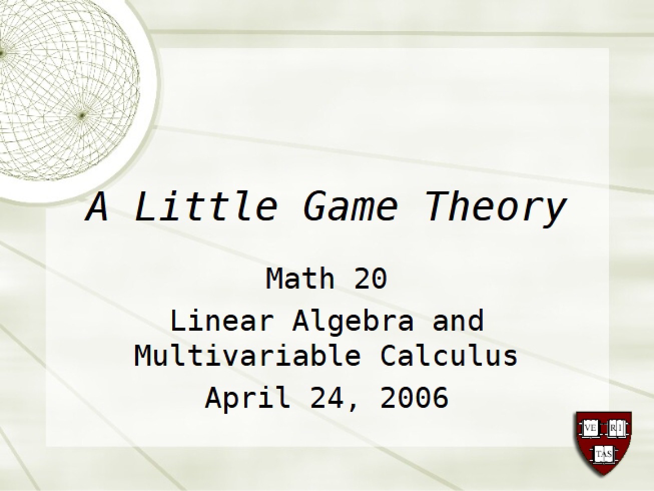 Basics of Game Theory Strategy