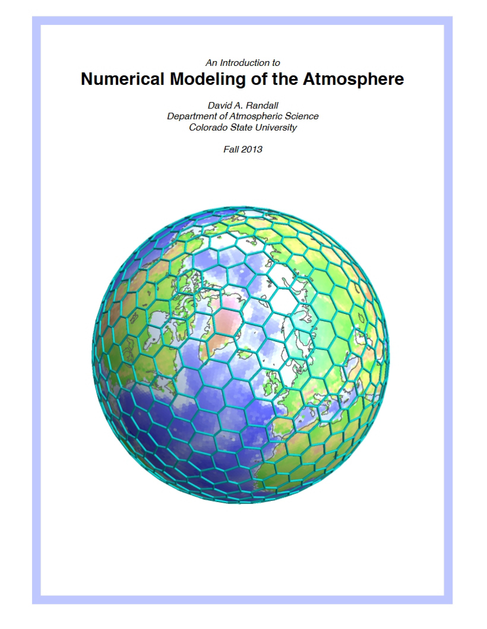 Atmospheric Numerical Modeling