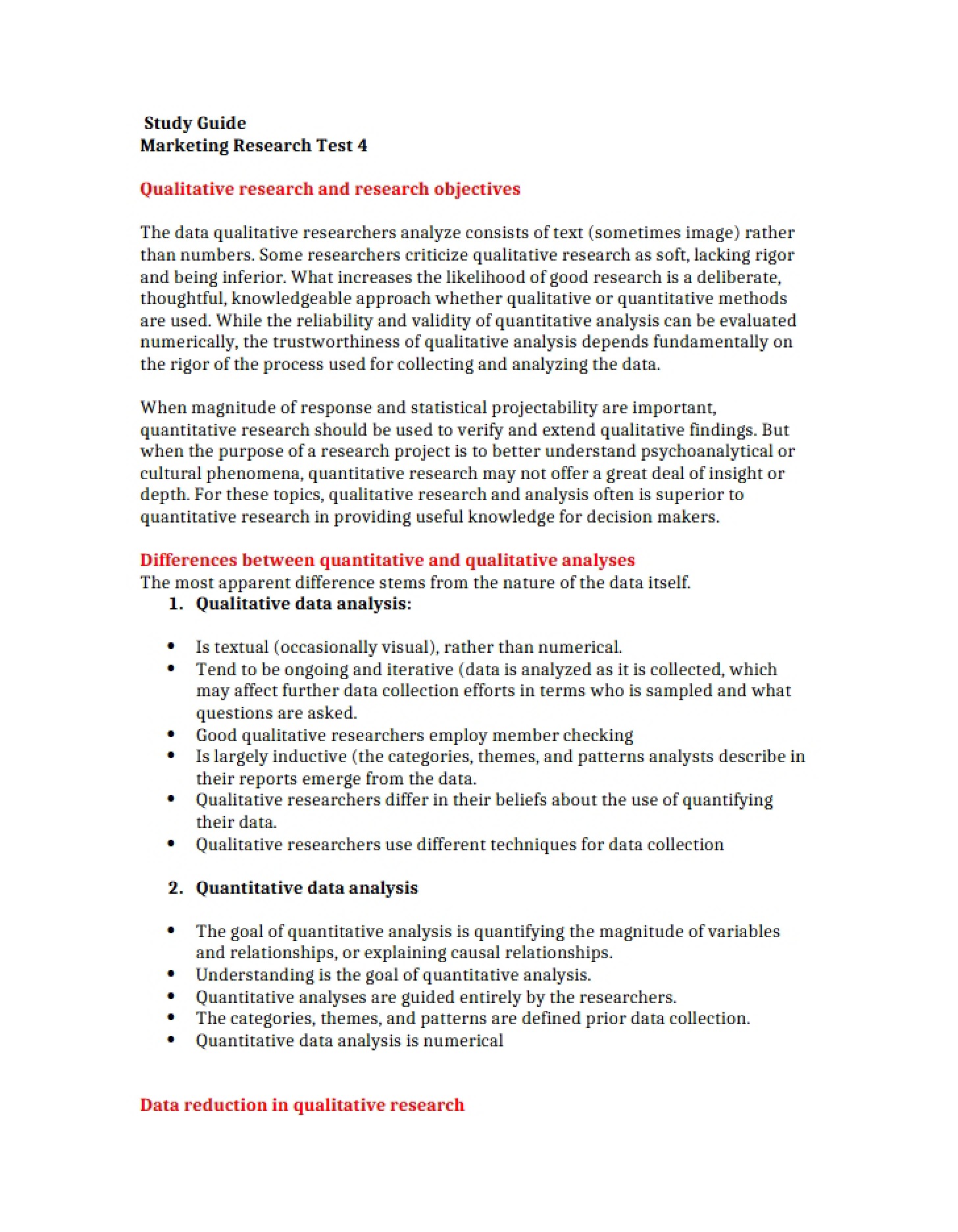 Research Objectives & Qualitative Methods