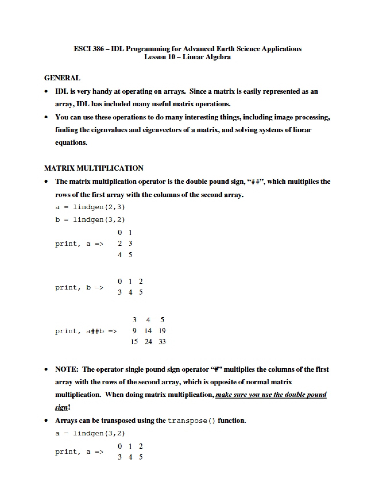 Algebra of Linear Systems