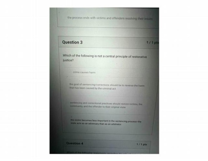 Restorative Justice - The Central Principles
